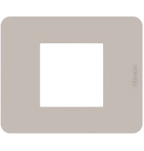 Placca 2 moduli Sand serie MatixGo BTicino JA4802TS
