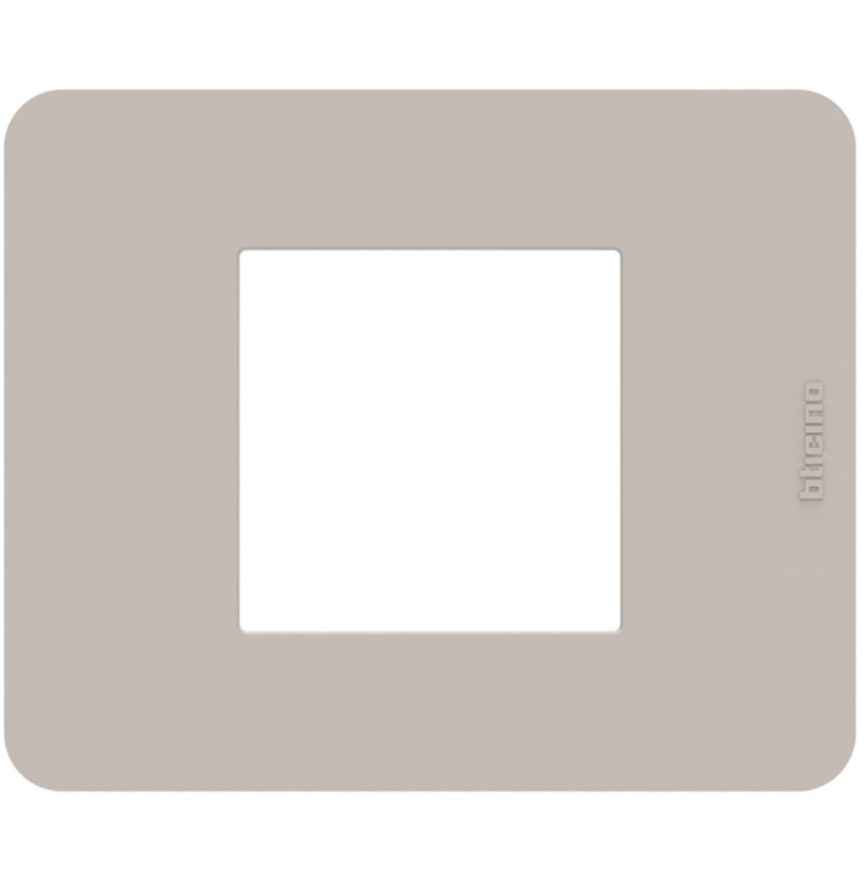 Placca 2 moduli Sand serie MatixGo BTicino JA4802TS