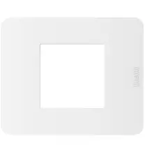 Placca 2 moduli Bianca serie MatixGo BTicino JA4802JW