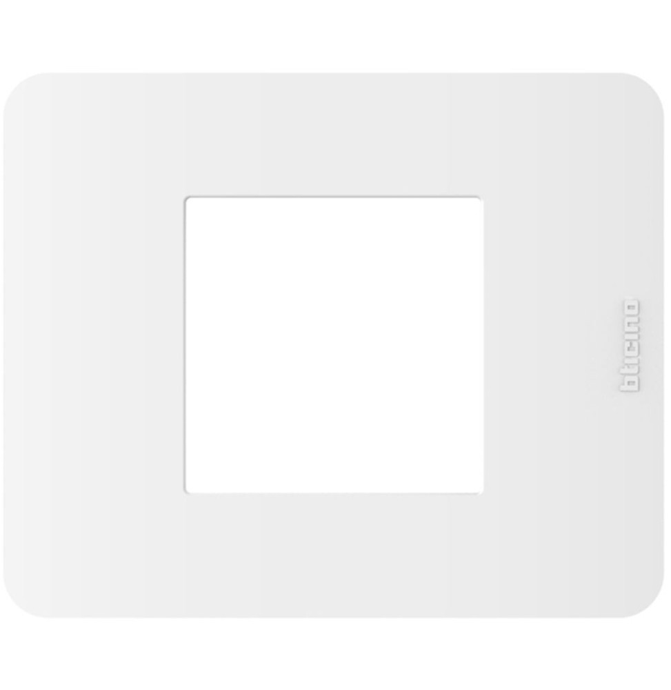 Placca 2 moduli Bianca serie MatixGo BTicino JA4802JW