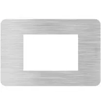 Placca 3 moduli in alluminio serie MatixGo BTicino JA4803EA