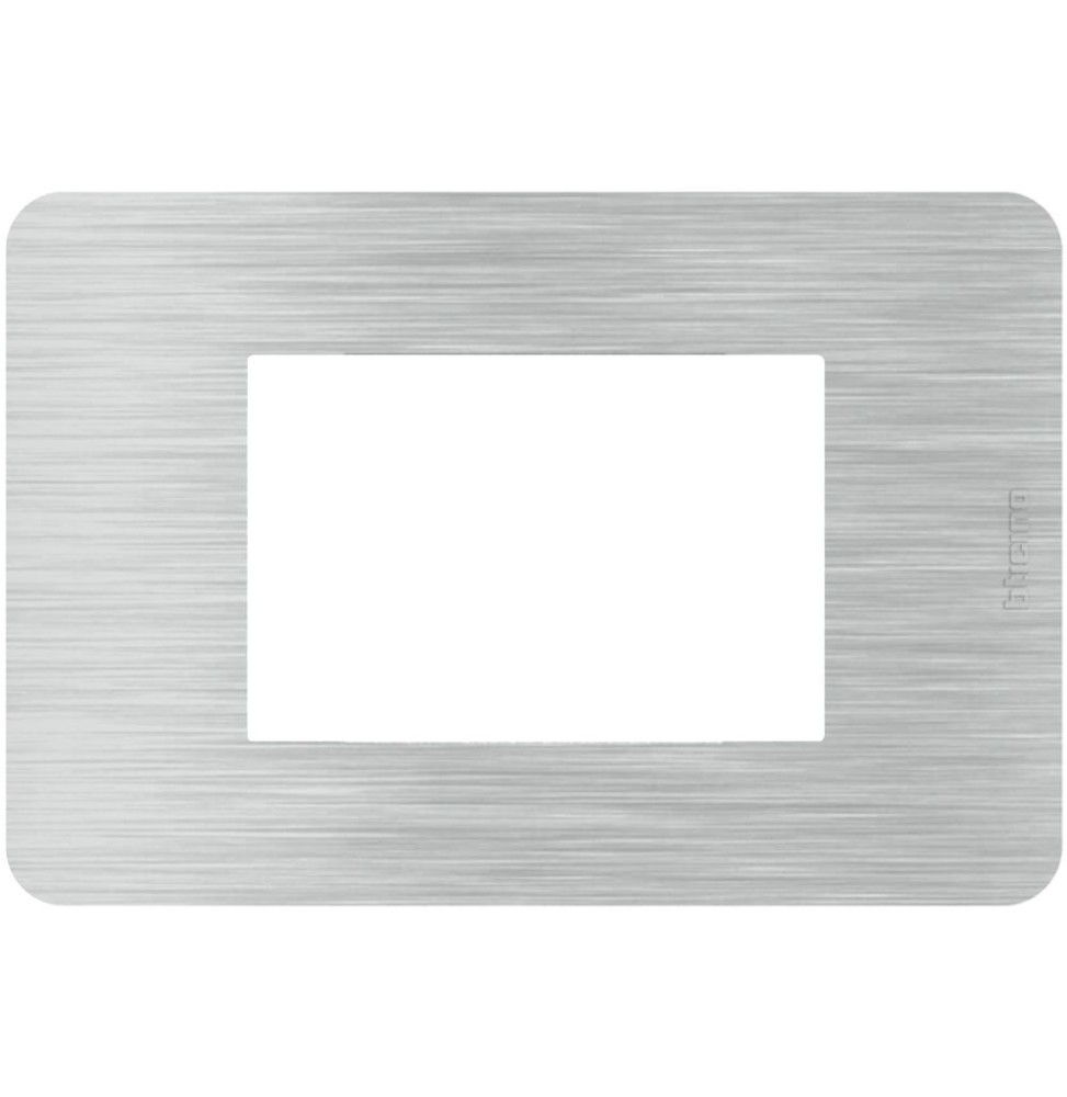 Placca 3 moduli in alluminio serie MatixGo BTicino JA4803EA