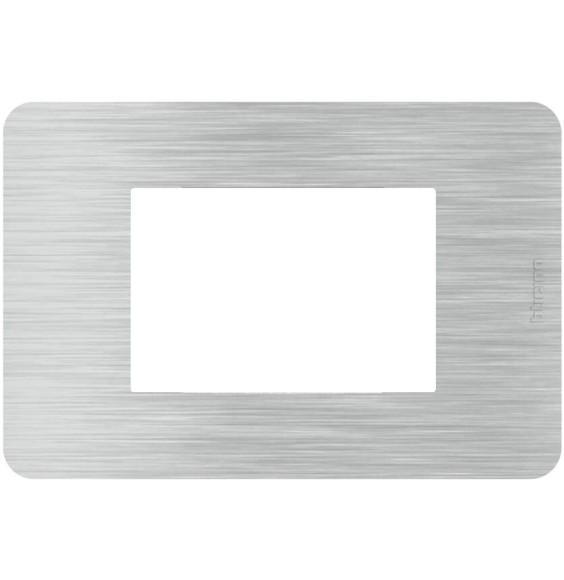 Placca 3 moduli in alluminio serie MatixGo BTicino JA4803EA