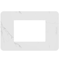 Placca 3 moduli Carrara serie MatixGo Bticino JA4803EM