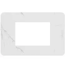 Placca 3 moduli Carrara serie MatixGo Bticino JA4803EM