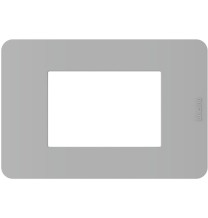 Placca 3 moduli Grey Grigio serie MatixGo BTicino JA4803JG
