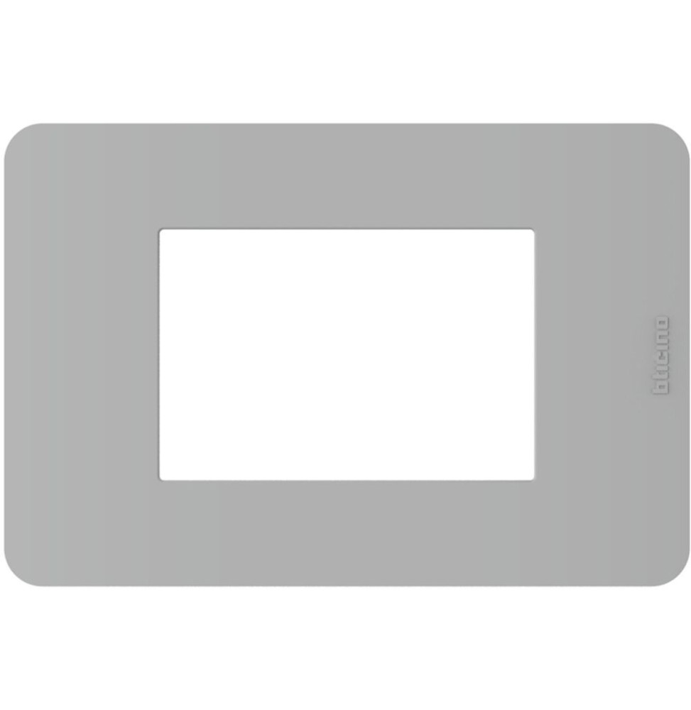 Placca 3 moduli Grey Grigio serie MatixGo BTicino JA4803JG