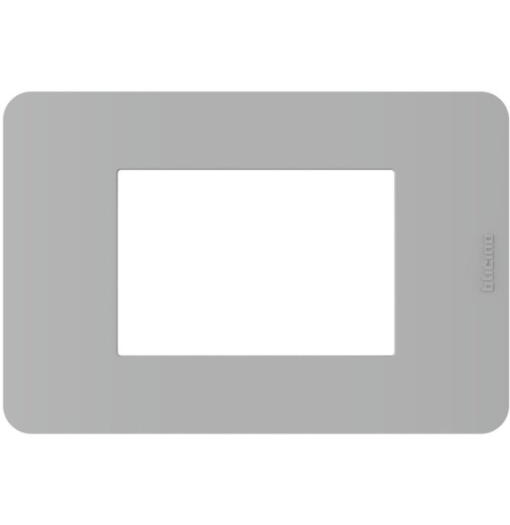 Placca 3 moduli Grey Grigio serie MatixGo BTicino JA4803JG