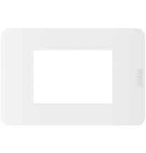 Placca 3 moduli White Bianco serie MatixGo BTicino JA4803JW