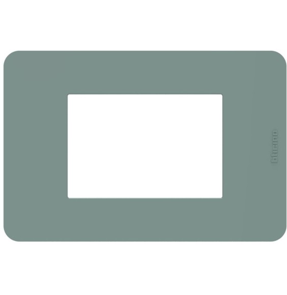 Placca 3 moduli Agave in tecnopolimero serie MatixGo Bticino JA4803TA