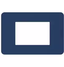 Placca 3 moduli in tecnopolimero serie MatixGo BTicino JA4803TB