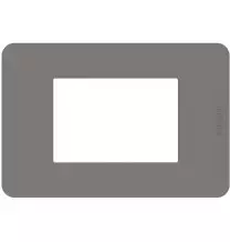 Placca 3 moduli Tortora serie MatixGo BTicino JA4803TD