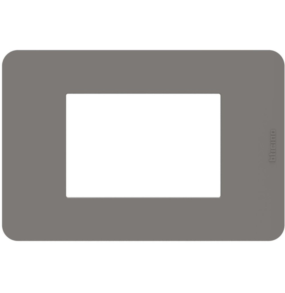 Placca 3 moduli Tortora serie MatixGo BTicino JA4803TD