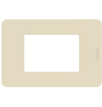 Placca 3 moduli Ivory Avorio serie MatixGo BTicino JA4803TI
