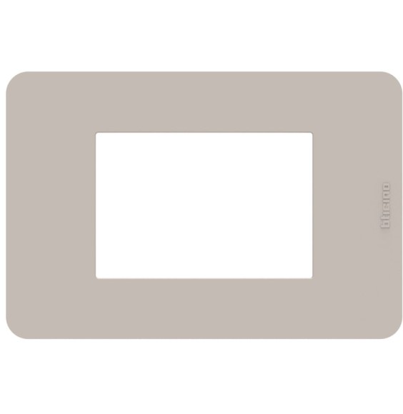 Placca 3 moduli Sabbia serie MatixGo BTicino JA4803TS