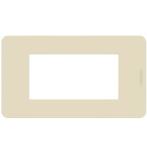 Placca 4 moduli Ivory Avorio serie MatixGo BTicino JA4804TI