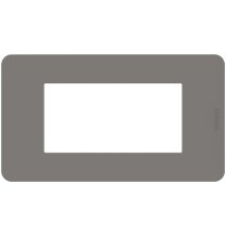 Placca 4 moduli Tortora serie MatixGo BTicino JA4804TD