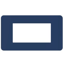 Placca 4 moduli Blue serie MatixGo BTicino JA4804TB