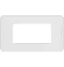 Placca 4 moduli White Bianco serie MatixGo BTicino JA4804JW
