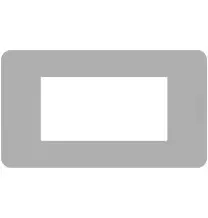 Placca 4 moduli Grey Grigio serie MatixGo BTicino JA4804JG