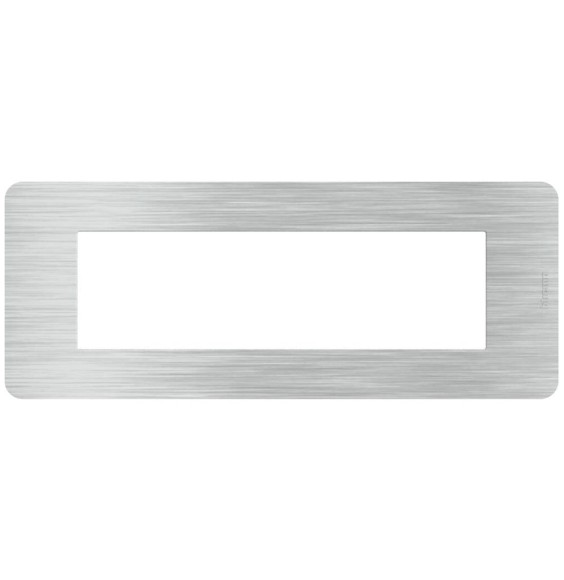 Placca 7 moduli in alluminio serie MatixGo BTicino JA4807EA