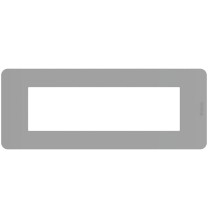 Placca 7 moduli Grey Grigio serie MatixGo BTicino JA4807JG
