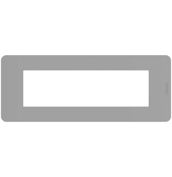 Placca 7 moduli Grey Grigio serie MatixGo BTicino JA4807JG
