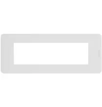 Placca 7 moduli White Bianco serie MatixGo BTicino JA4807JW