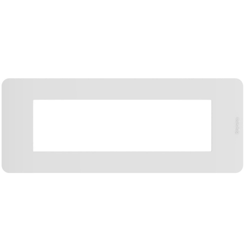 Placca 7 moduli White Bianco serie MatixGo BTicino JA4807JW