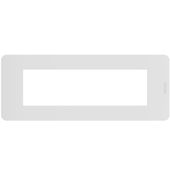 Placca 7 moduli White Bianco serie MatixGo BTicino JA4807JW