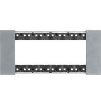 Placca Bticino Living Now Moon  sei posti Zama KA4806NW