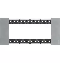 Placca Bticino Living Now Moon  sei posti Zama KA4806NW