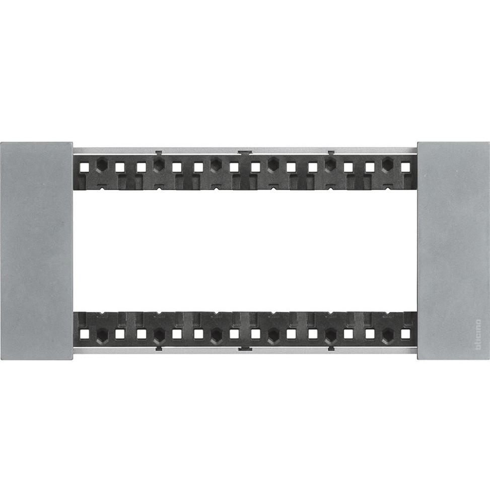 Placca Bticino Living Now Moon  sei posti Zama KA4806NW