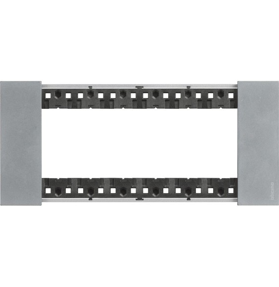 Placca Bticino Living Now Moon  sei posti Zama KA4806NW