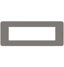 Placca 7 moduli Tortora in tecnopolimero serie MatixGo BTicino JA4807TD