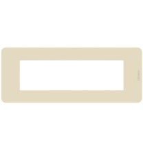 Placca 7 moduli in tecnopolimero Ivory Avorio MatixGo BTICINO JA4807TI