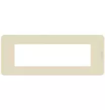 Placca 7 moduli in tecnopolimero Ivory Avorio MatixGo BTICINO JA4807TI