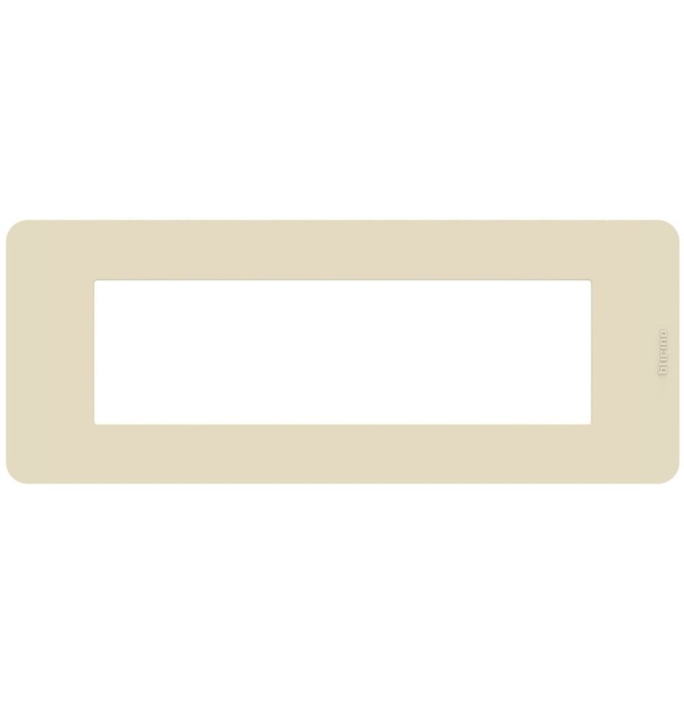Placca 7 moduli in tecnopolimero Ivory Avorio MatixGo BTICINO JA4807TI