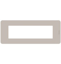 Placca 7 moduli MatixGo BTICINO in tecnopolimero Sabbia JA4807TS