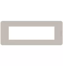 Placca 7 moduli MatixGo BTICINO in tecnopolimero Sabbia JA4807TS