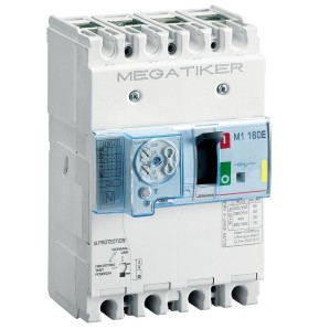 Interruttore magnetotermico differenziale 16kA Bticino MEGATIKER 3P+N 125A T714E125DB