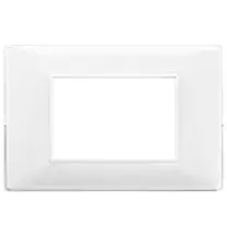 Placca 3 moduli Reflex neve in tecnopolimero Vimar Plana 14653.41