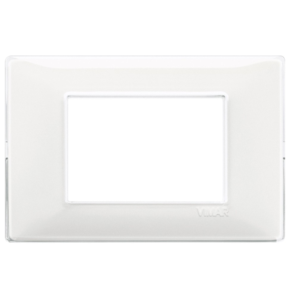 Placca 3 moduli Reflex neve in tecnopolimero Vimar Plana 14653.41