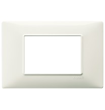 Placca 3 moduli avorio in tecnopolimero Vimar Plana codice 14653.02