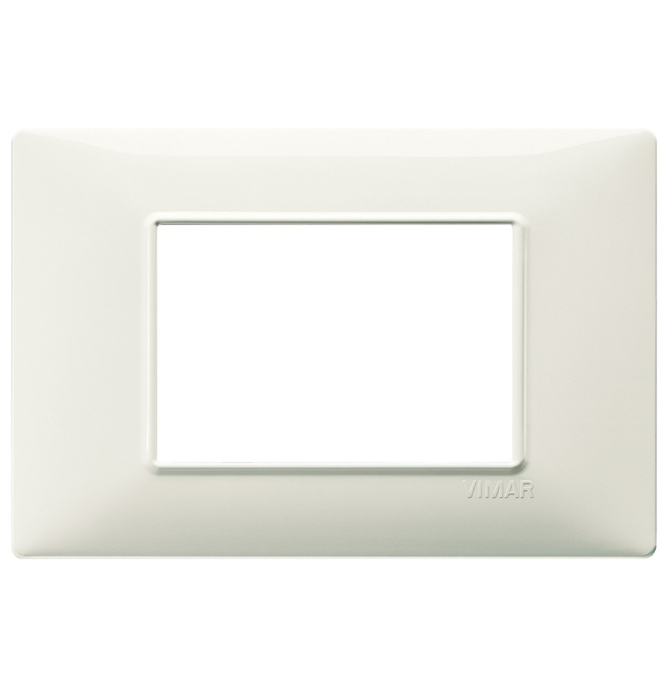 Placca 3 moduli avorio in tecnopolimero Vimar Plana codice 14653.02