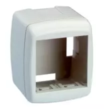 Cassetta a parete 2 posti bianco per modo e Mix Master 00472-B