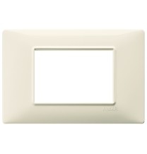 Placca 3 moduli beige in tecnopolimero Vimar Plana 14653.03