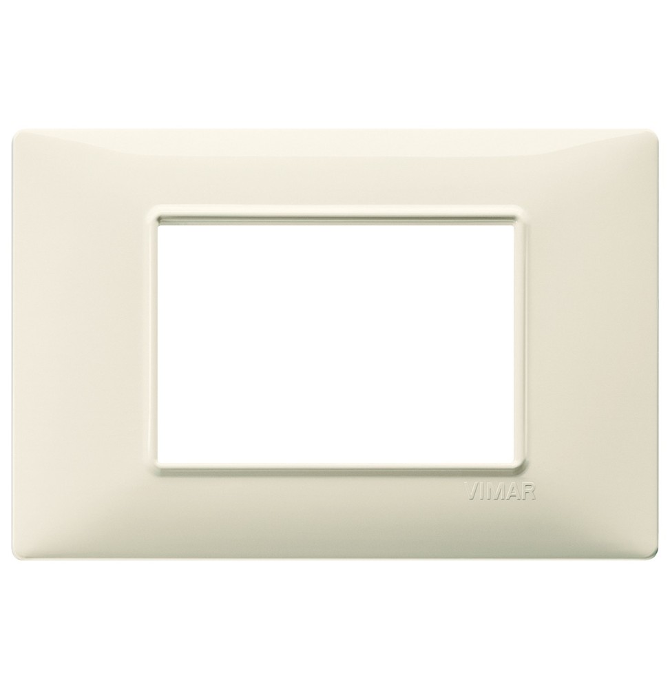 Placca 3 moduli beige in tecnopolimero Vimar Plana 14653.03