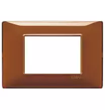 Placca 3 moduli Reflex in tecnopolimero Vimar Plana 14653.49