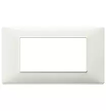 Placca 4 moduli in tecnopolimero colore avorio Vimar 14654.02